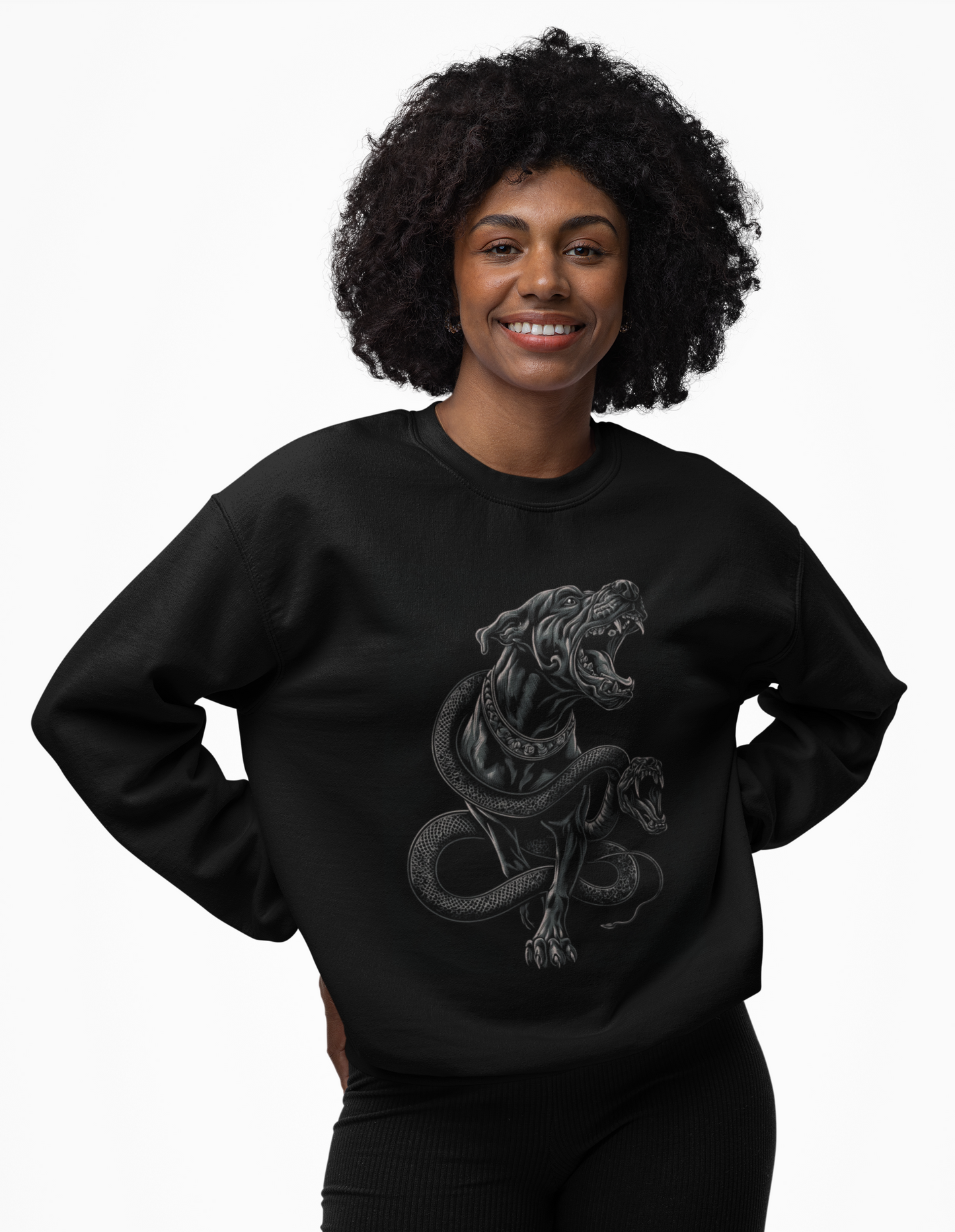 Doberman & Serpent Graphic Sweatshirt – Beasts & Venom