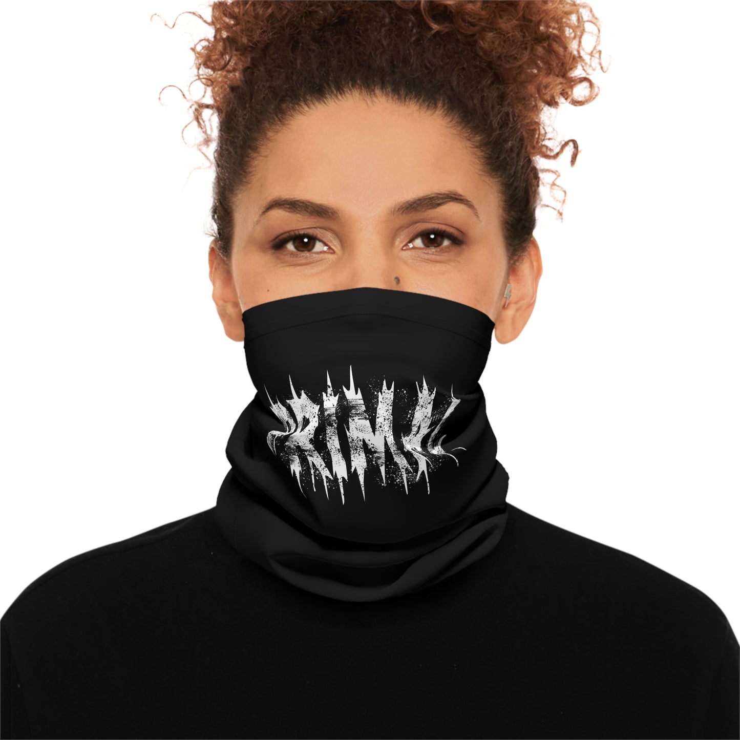 Primal Black Neck Gaiter - Street Wear Graphic Face Mask