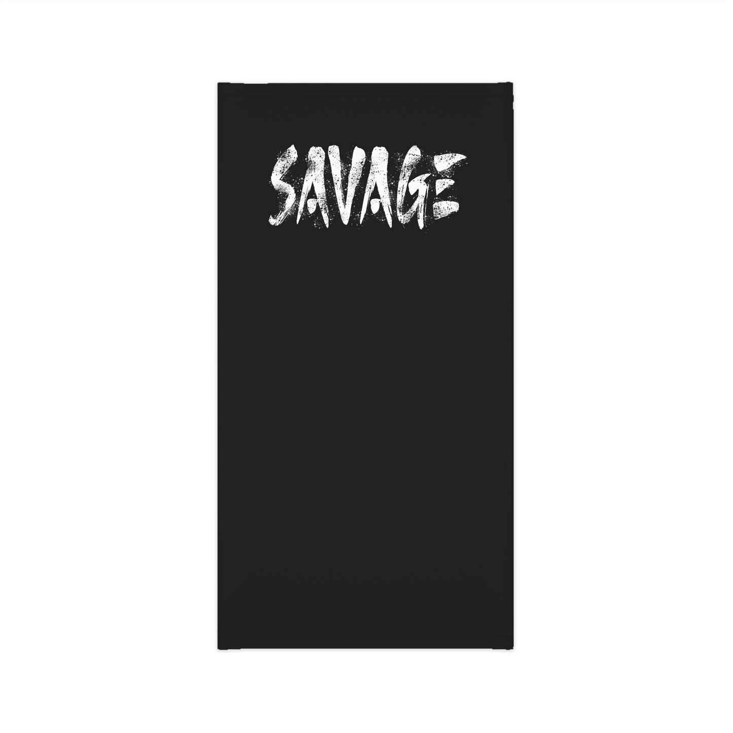 Savage Black Neck Gaiter - Street Wear Graphic Face Mask