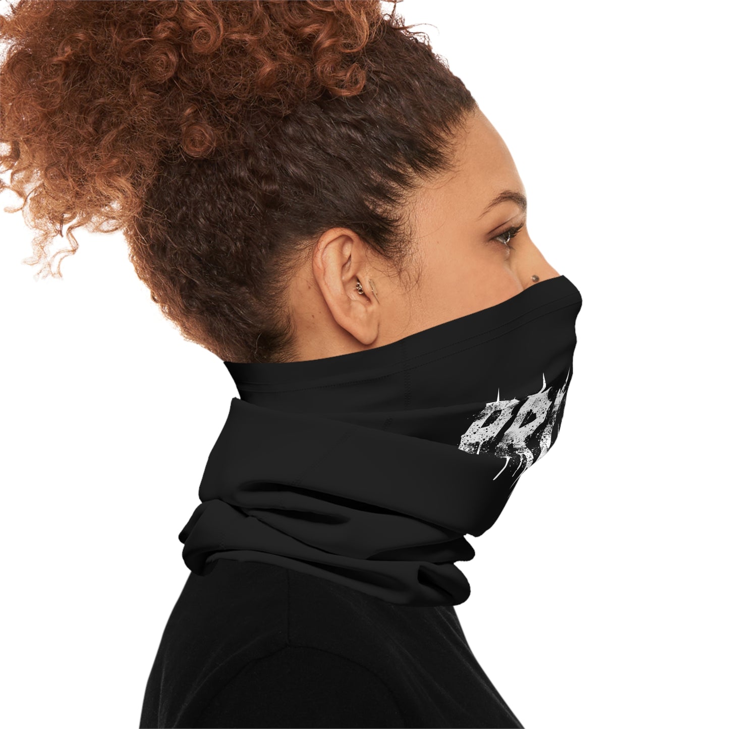 Primal Black Neck Gaiter - Street Wear Graphic Face Mask