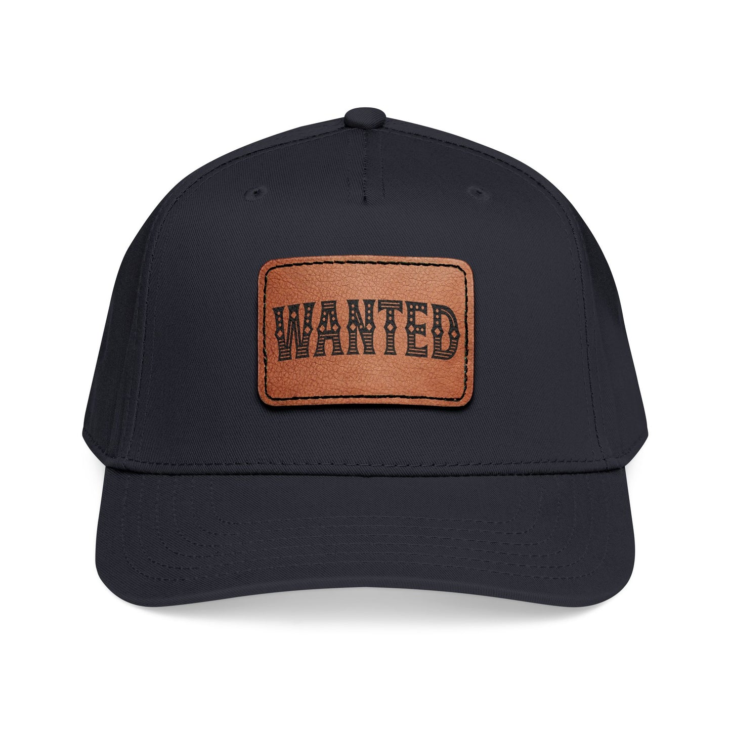 Wanted Leather Patch Baseball Cap - Western Wear