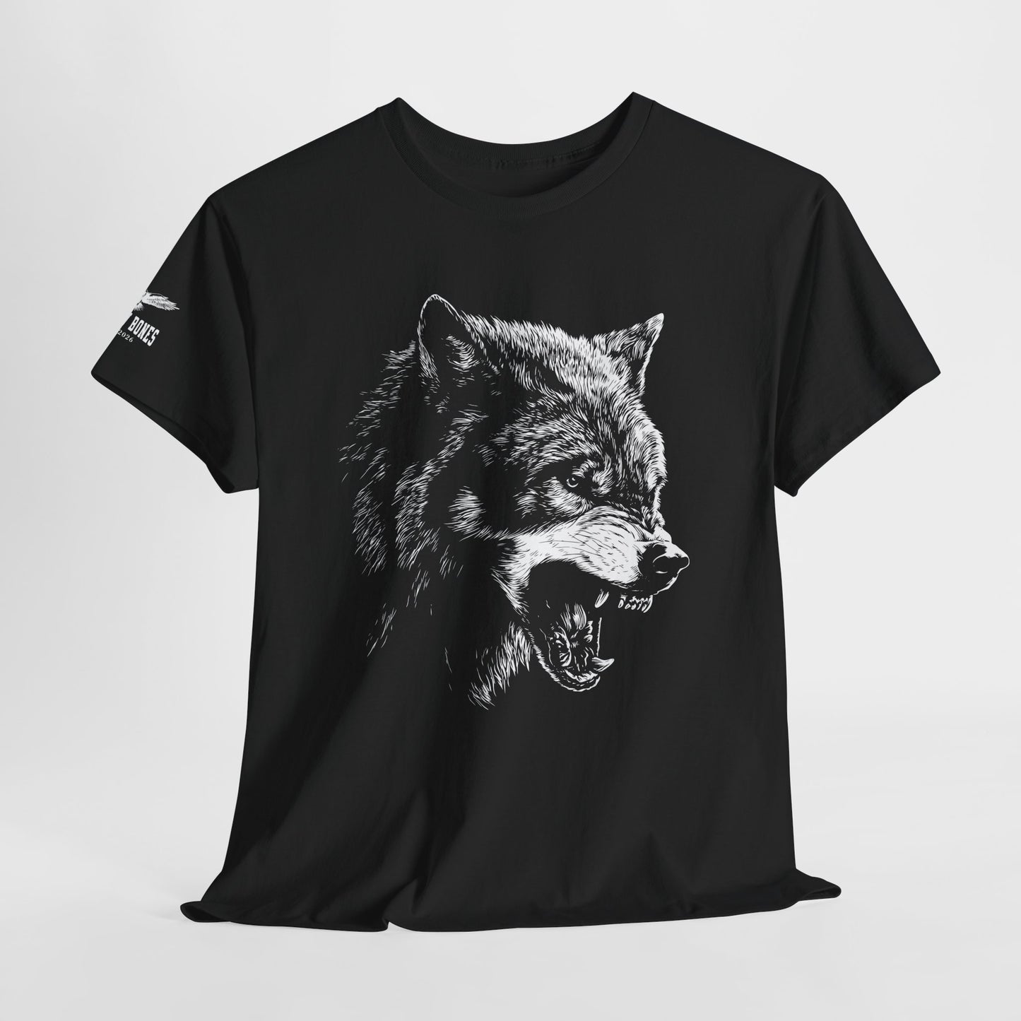 Angry Wolf Graphic T-Shirt