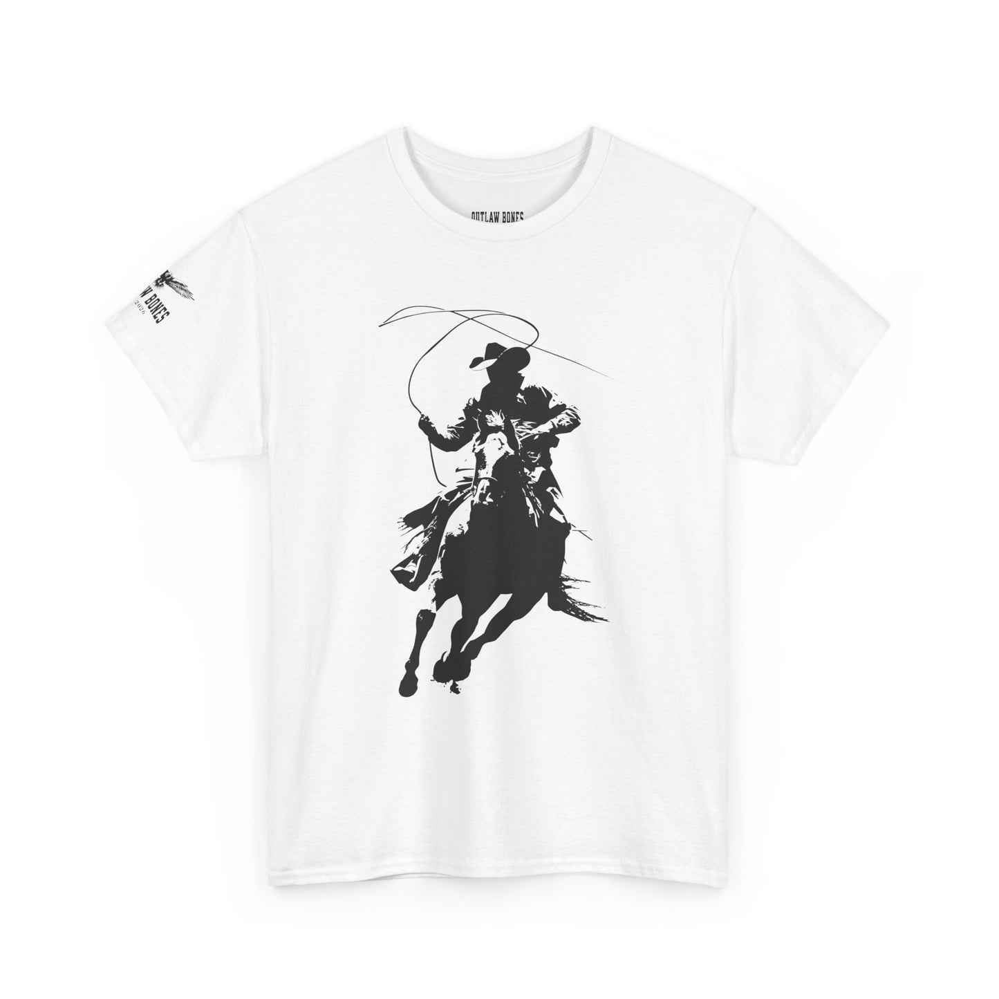 Rodeo Cowboy Graphic T-Shirt - Western Outlaw Style