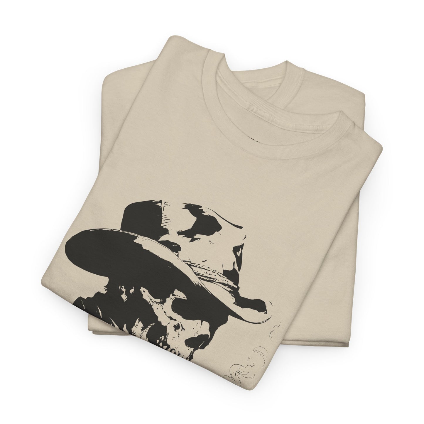 Smoking Skull - Western Graphic T-Shirt