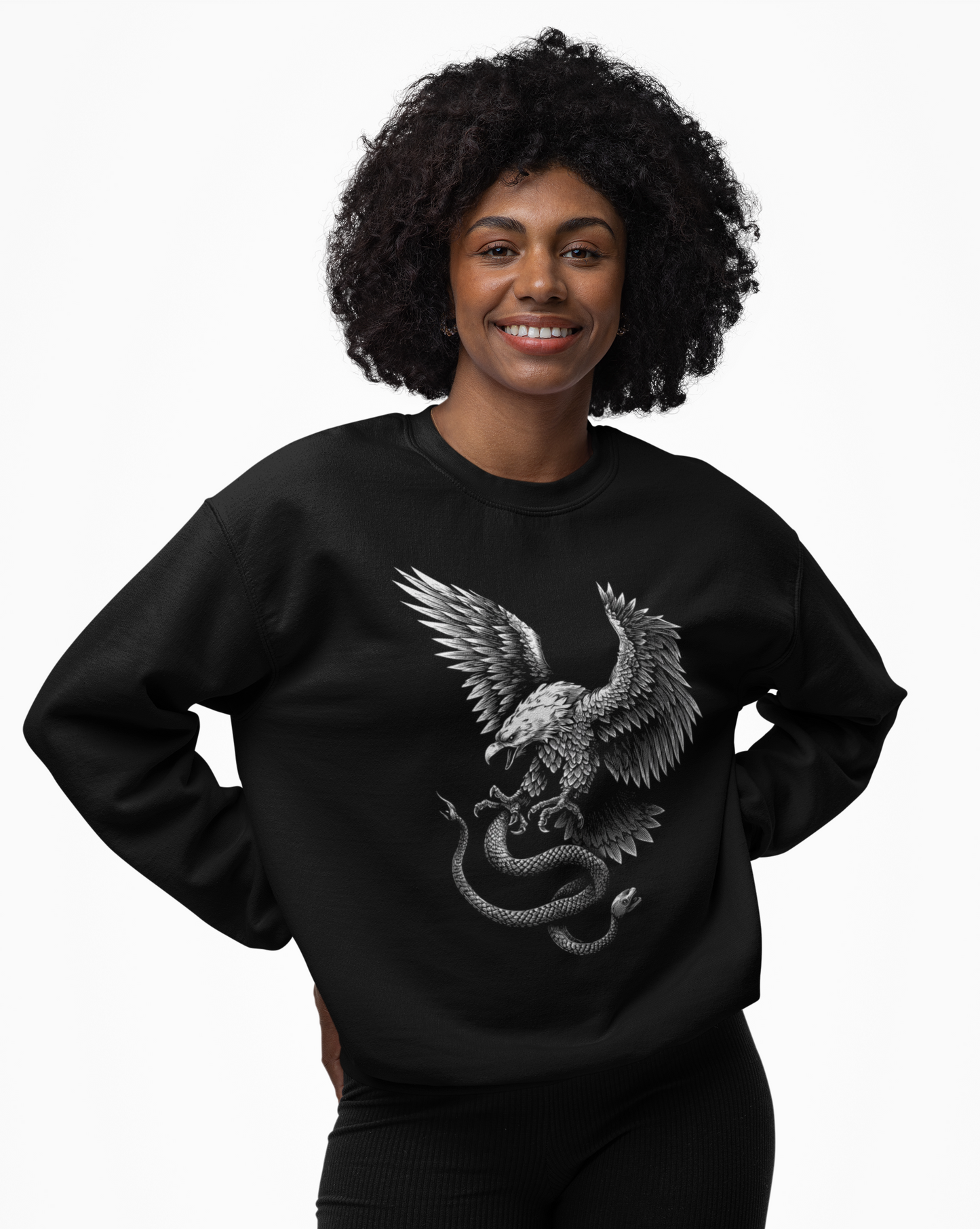 Eagle & Serpent Graphic Sweatshirt – Beasts & Venom