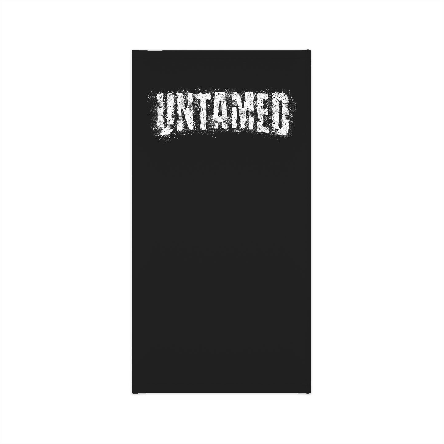 Untamed Black Neck Gaiter - Street Wear Graphic Face Mask