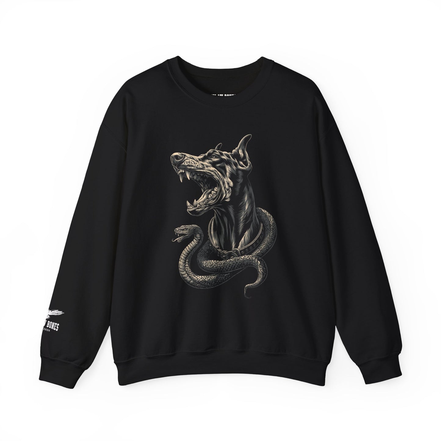 Loyal Doberman & Serpent Graphic Sweatshirt – Beasts & Venom