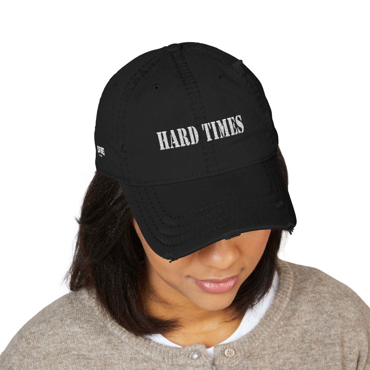 Hard Times - Embroidered Vintage Baseball Cap