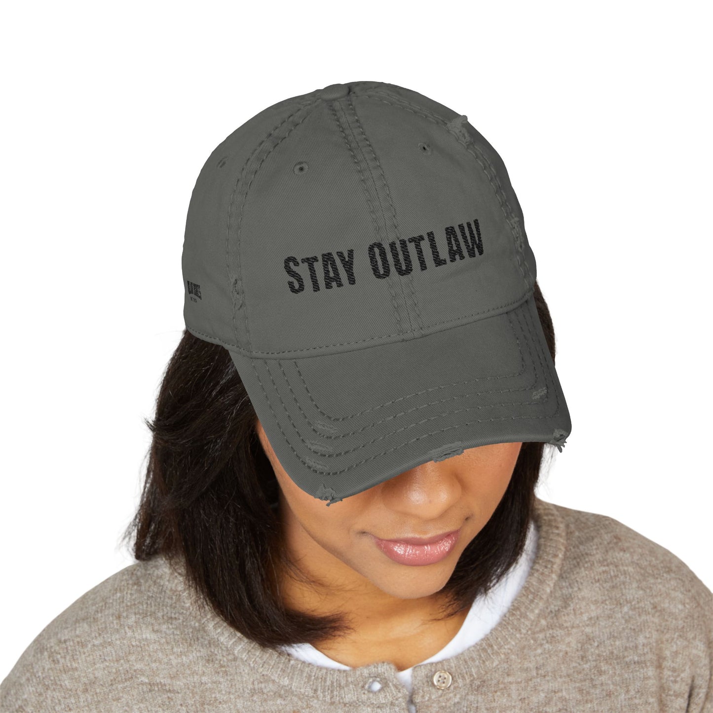 Stay Outlaw — Embroidered Vintage Baseball Cap