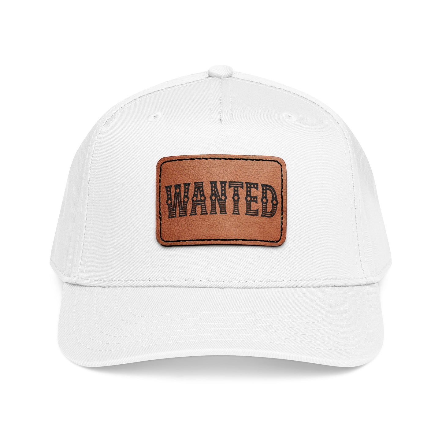 Wanted Leather Patch Baseball Cap - Western Wear
