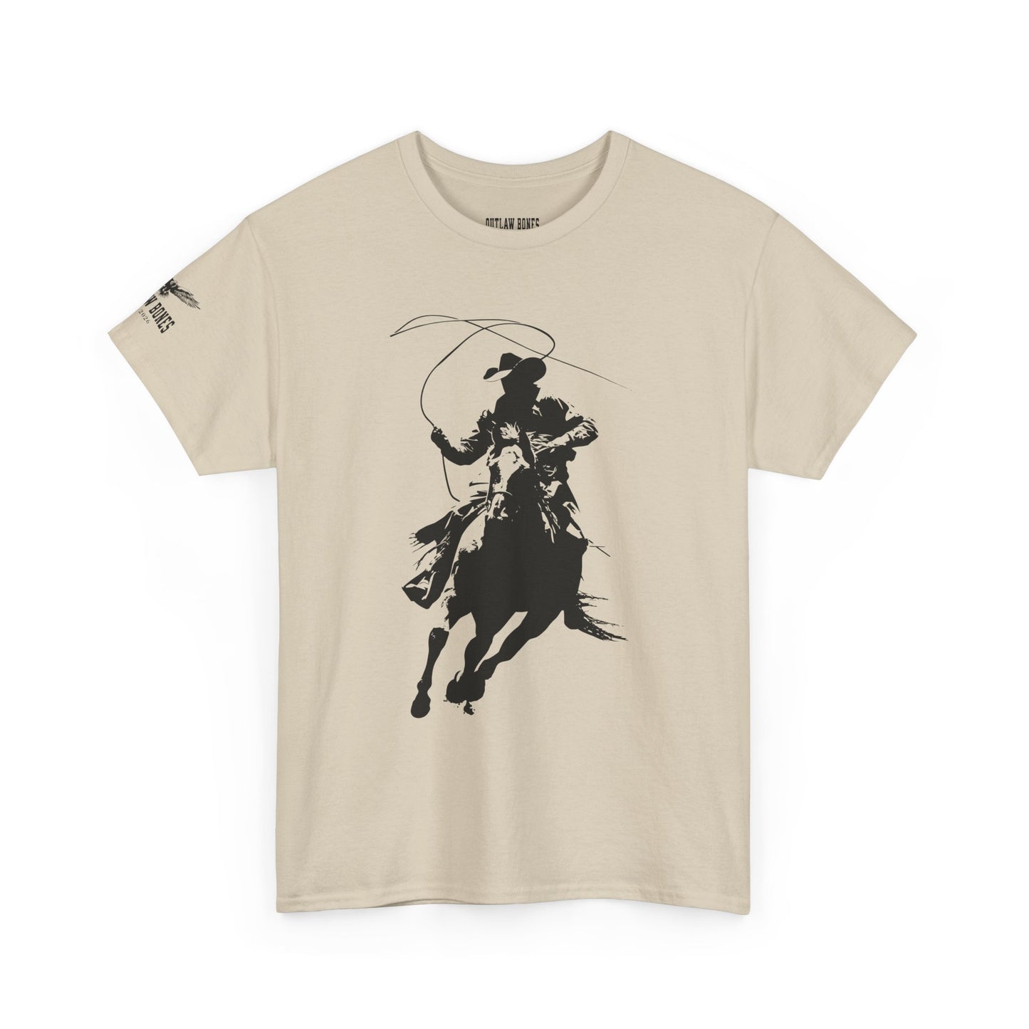 Rodeo Cowboy Graphic T-Shirt - Western Outlaw Style