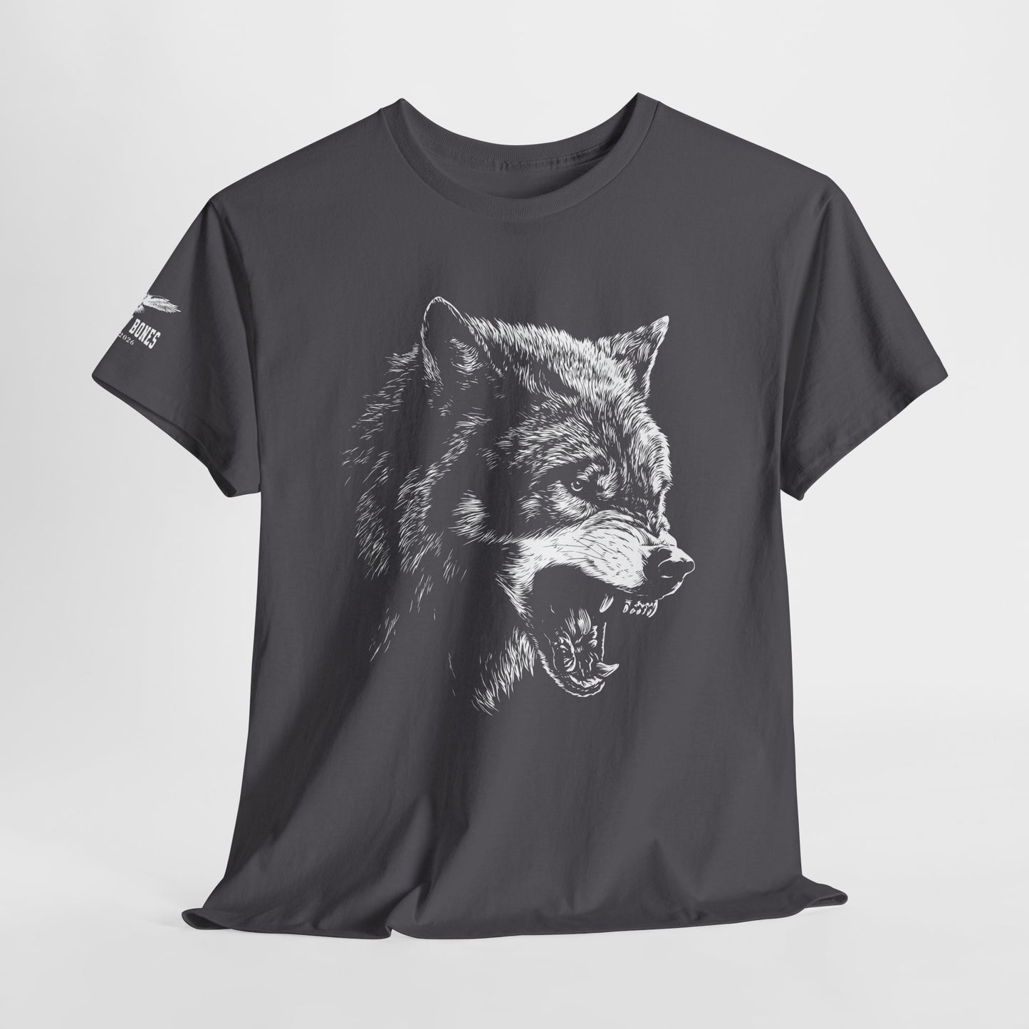 Angry Wolf Graphic T-Shirt