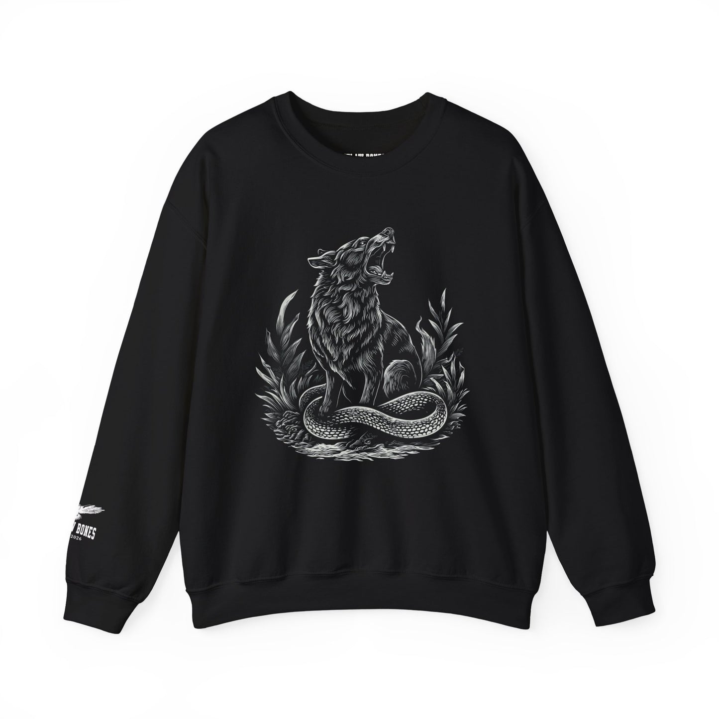 Wolf & Serpent Graphic Sweatshirt – Beasts & Venom